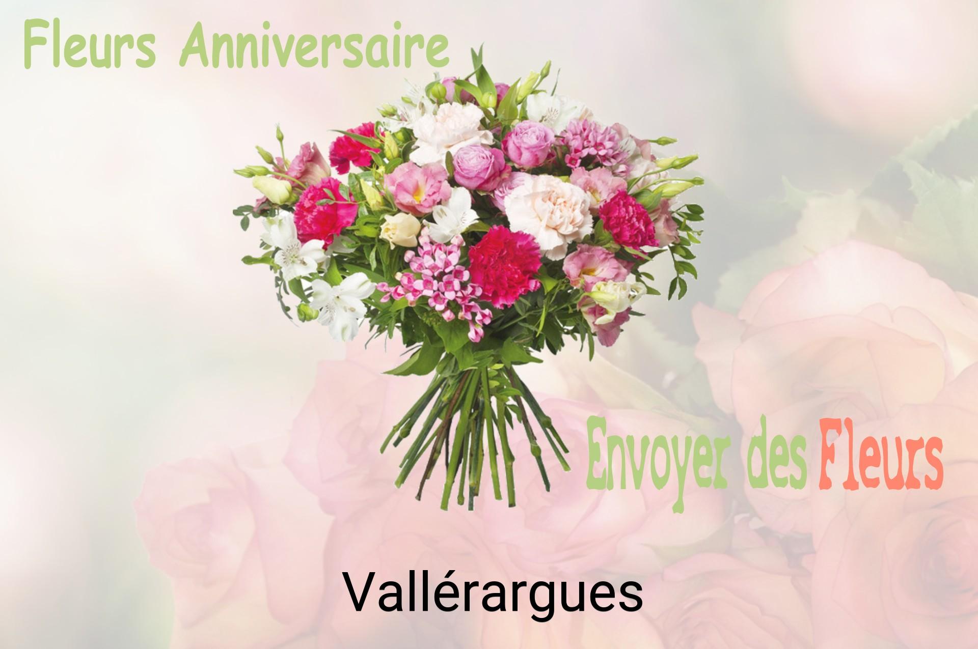 Bouquet de fleurs d’anniversaire livré à Vallérargues